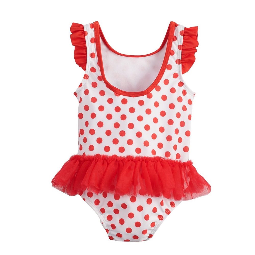 DREAMWAVE Minnie Mouse Baby Girl Tutu Swimsuit - Picture 2 of 2